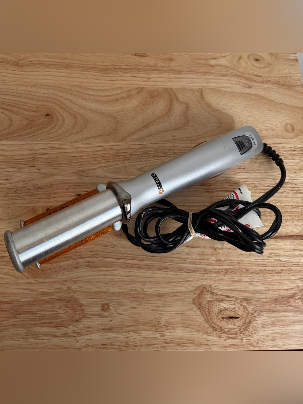 Instyler Rotating Hot Iron Brush 1 1/4"  IS1001 Tested Works Great